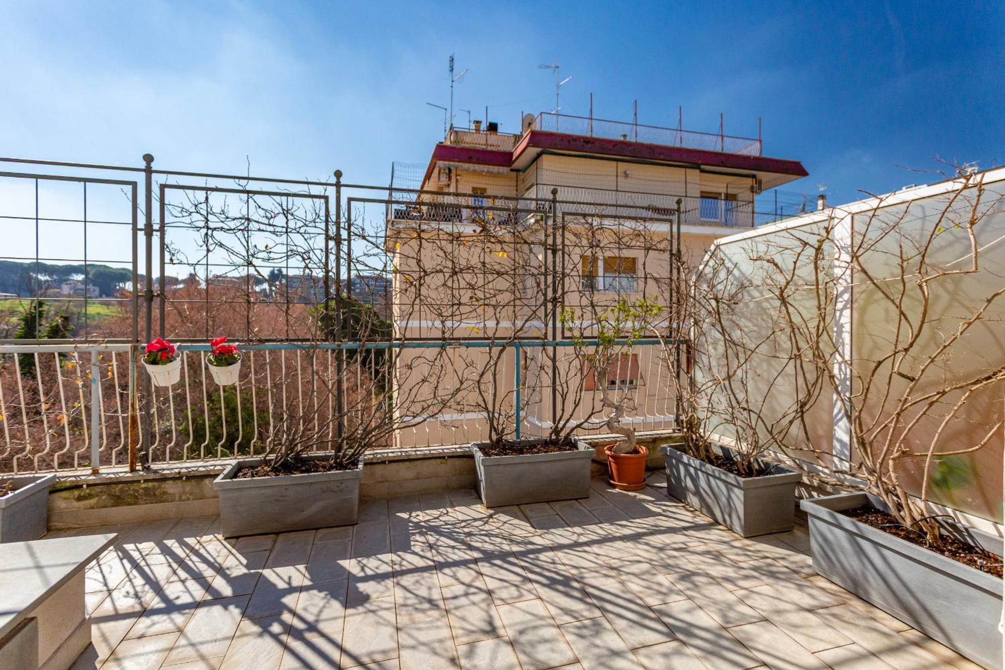 Vatican Exclusive Penthouse W Terrace And Parking Apartment
